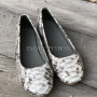 Snakeskin ballerina shoes SH-129