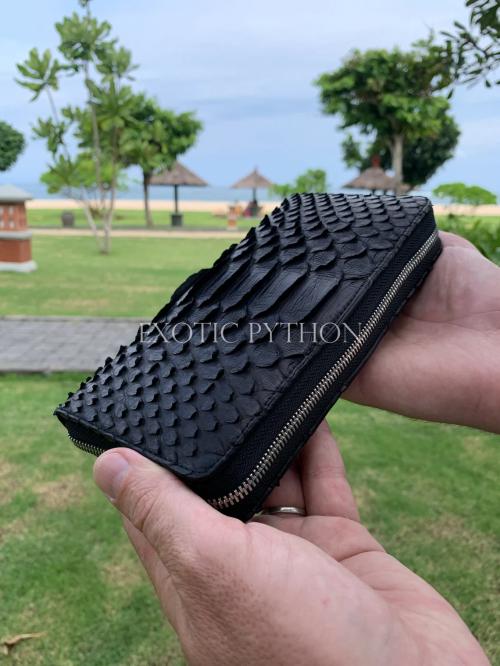 Wallet for Woman Genuine Python Wallet Exotic Leather 