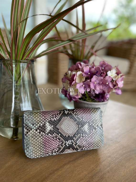 Python snake leather wallet WA-123