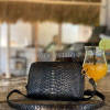 Snakeskin crossbody purse CL-333