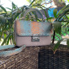 Snakeskin crossbody purse CL-334