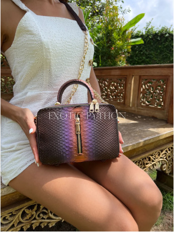 Snakeskin handbag CL-336