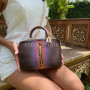 Snakeskin handbag CL-336