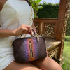 Snakeskin handbag CL-336