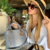 Snakeskin crossbody bag CL-337