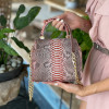 Snakeskin crossbody bag CL-338