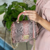 Snakeskin crossbody bag CL-338