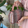 Snakeskin crossbody bag CL-338