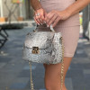 Snakeskin crossbody bag CL-340