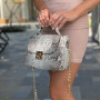 Snakeskin crossbody bag CL-340