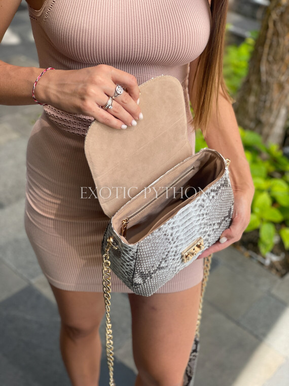 Snakeskin crossbody bag CL-340