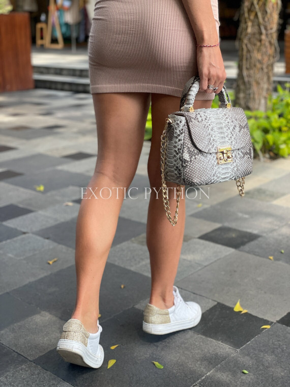 Snakeskin crossbody bag CL-340