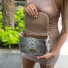 Snakeskin crossbody bag CL-340