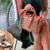 Pink snakeskin purse CL-341