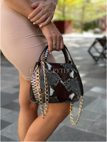 Python crossbody bag CL-342