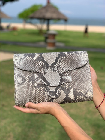 Snakeskin clutch bag CL-345