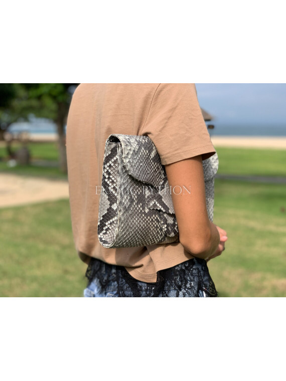 Snakeskin clutch bag CL-345