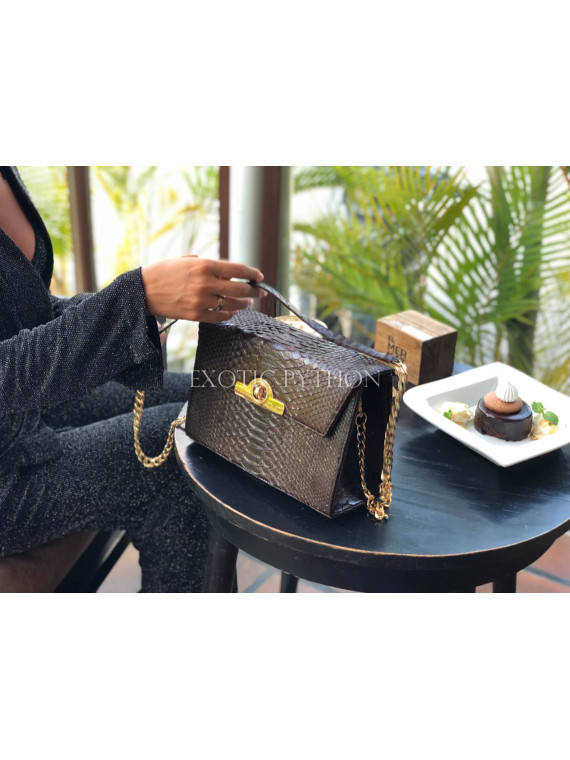 Women's snakeskin bag CL-352