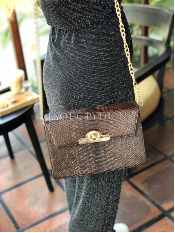 Women's snakeskin bag CL-352