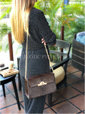 Women's snakeskin bag CL-352