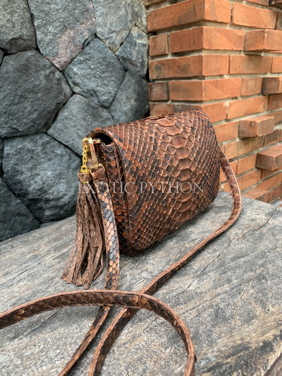 Women's snakeskin bag CL-353