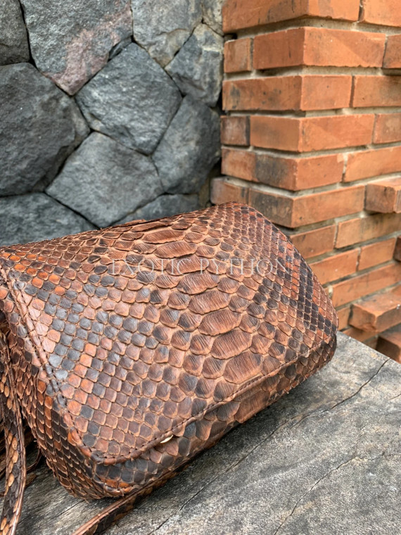 Women's snakeskin bag CL-353