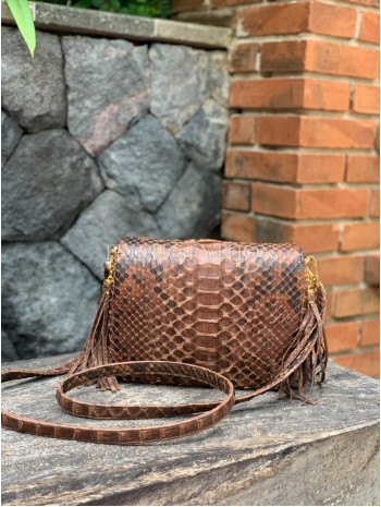 Women's snakeskin bag CL-353