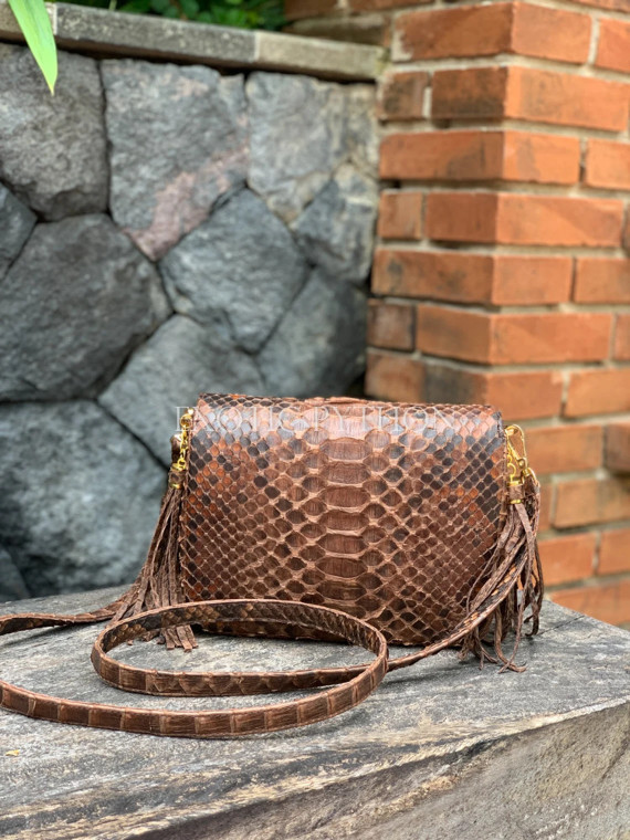 Women's snakeskin bag CL-353