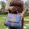 Women's snakeskin bag CL-354