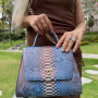 Women's snakeskin bag CL-354