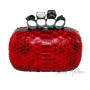 Python clutch red motive shiny CL-88