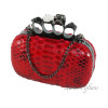 Python clutch red motive shiny CL-88