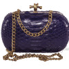 Python clutch dark purple shiny  CL-50