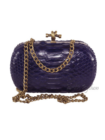 Python clutch dark purple shiny  CL-50