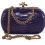 Python clutch dark purple shiny  CL-50