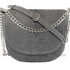 Snakeskin crossbody bag grey matt CL-32