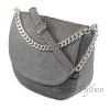 Snakeskin crossbody bag grey matt CL-32