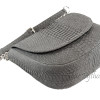 Snakeskin crossbody bag grey matt CL-32