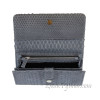 Genuine snakeskin purse grey matt WA-9