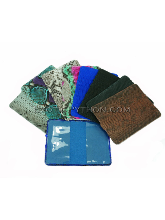 Snakeskin passport cover AC-26