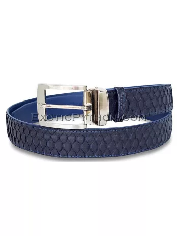Snakeskin Belt - Crocodile Leather Belt | Exotic Python display picture 1