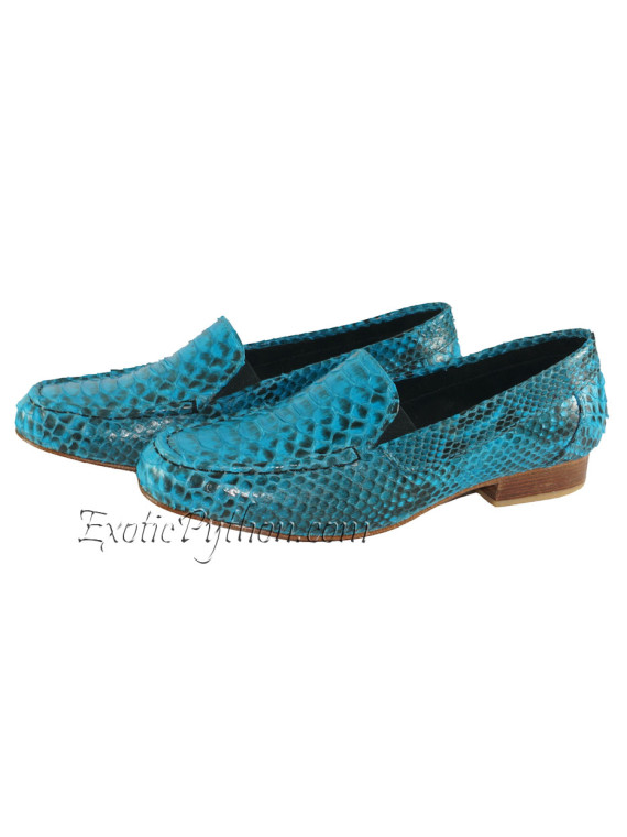 Snakeskin moccasins SH-39