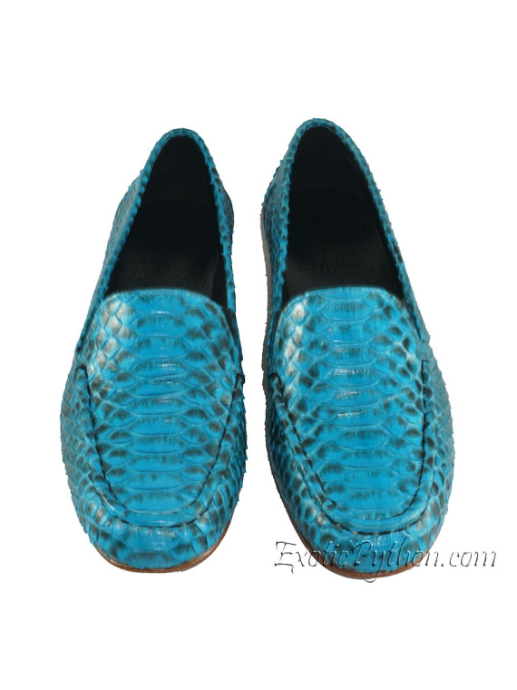 Snakeskin moccasins SH-39