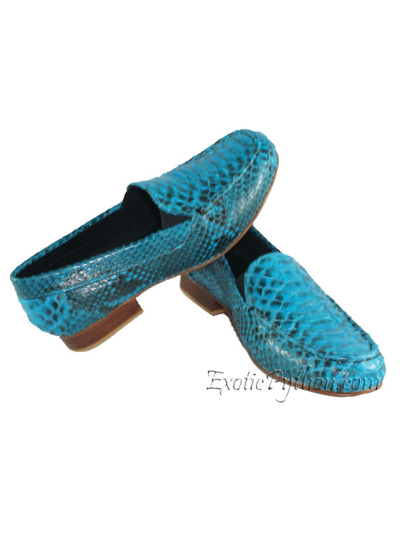 Snakeskin moccasins SH-39