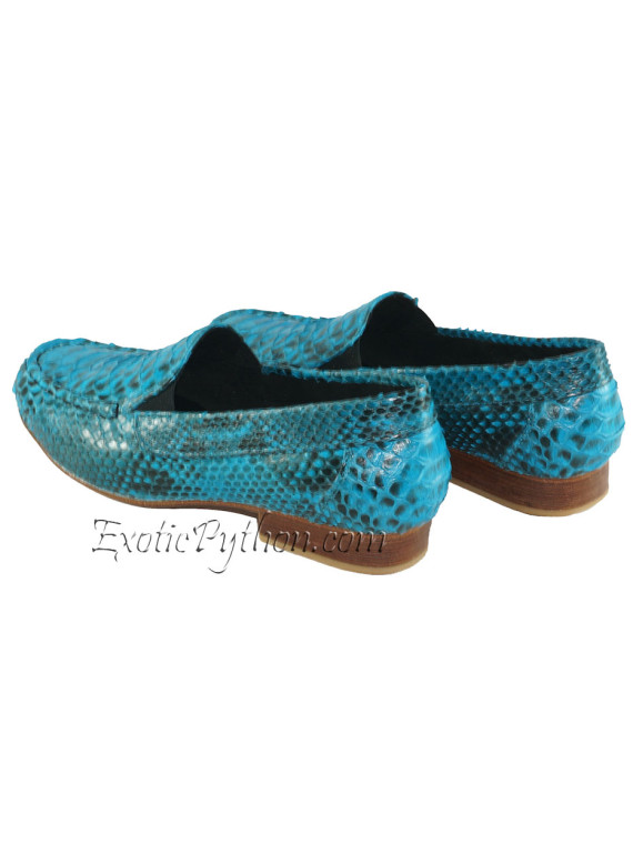 Snakeskin moccasins SH-39