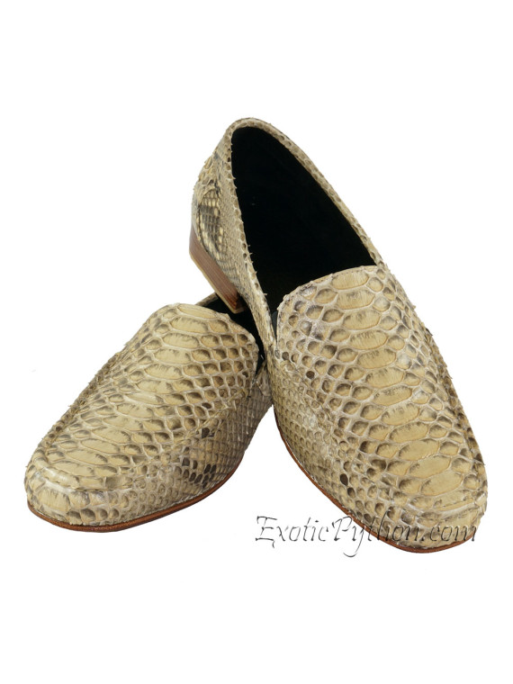 Mens snakeskin moccasins SH-40