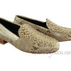 Mens snakeskin moccasins SH-40