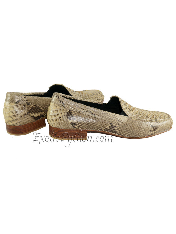 Mens snakeskin moccasins SH-40