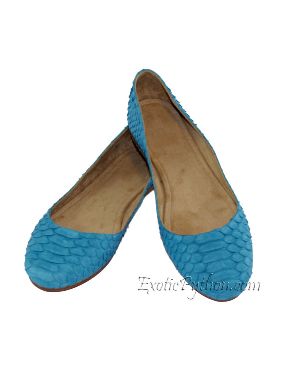 Snakeskin ballerina shoes SH-5