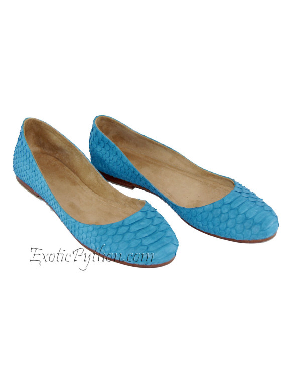 Snakeskin ballerina shoes SH-5